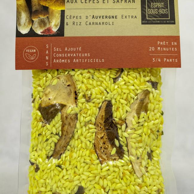 Risotto cèpes et safran - Risotto cèpes safran
